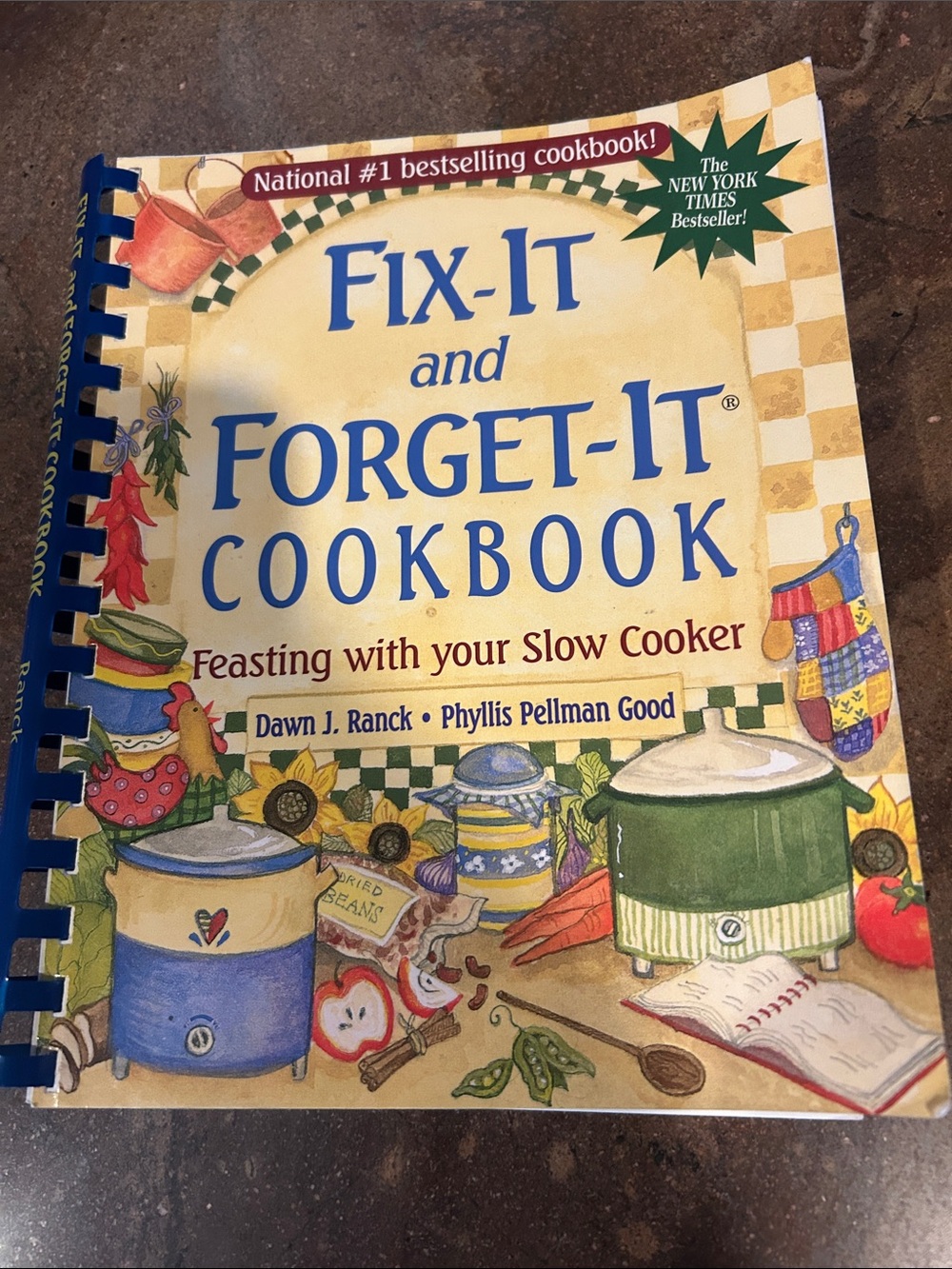 Fix-It and Forget-It Cookbook - Yellow Cover